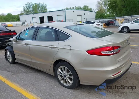 2019 Ford Fusion Hybrid Sel from USA, damaged, VIN 3FA6P0MUXKR102904